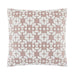 Chic Home Sofia Cotton Comforter Set Clip Jacquard Striped Pattern Design Bedding - Decorative Pillow Shams Included - 4 Piece - King 104x96", Blush - King