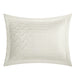 Chic Home Jazmine 3 Piece Comforter Set Embossed Embroidered Quilted Geometric Vine Pattern Bedding - Pillow Shams Included Queen Beige - Queen