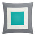 Chic Home Kavalier Color Block Geometric Pattern Design Hotel Collection Sheets 10 Pieces Comforter Decorative Pillows & Shams-Queen 90x90, Turquoise - Queen