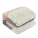 Chic Home Fay Comforter Set Ruched Color Block Design Bed In A Bag Blush, King - King
