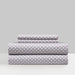 NY&C Home Rylie 4 Piece Sheet Set Super Soft Geometric Polka Dot Pattern Print Design – Includes 1 Flat, 1 Fitted Sheet, and 2 Pillowcases, King, Lavender - Lavender