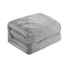 Chic Home Ashford Quilt Set Crinkle Crush Ruffled Drop Design Bed In A Bag Bedding - Sheets Pillowcases Pillow Shams Included - 7 Piece - King 80x76", Grey - King
