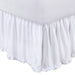 Greenland Home Fashion Sasha White Bed Skirt Drop 15" - Full 54x75", White - Full
