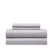 NY&C Home Rylie 4 Piece Sheet Set Super Soft Geometric Polka Dot Pattern Print Design – Includes 1 Flat, 1 Fitted Sheet, and 2 Pillowcases, King, Lavender - Lavender