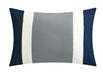 Chic Home Kavalier Color Block Geometric Pattern Design Hotel Collection Sheets 10 Pieces Comforter Decorative Pillows & Shams - Queen 90x90, Navy - Queen