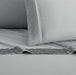 Chic Home Harley Sheet Set Solid Color With Pleated Details - Includes 1 Flat, 1 Fitted Sheet, and 2 Pillowcases - 4 Piece - Queen 90x102", Grey - Grey