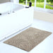 Knightsbridge Beautiful Circle Design Premium Quality Year Round Cotton With Non-Skid Back Bath Rug 24" X 40" Stone - 24" X 40"