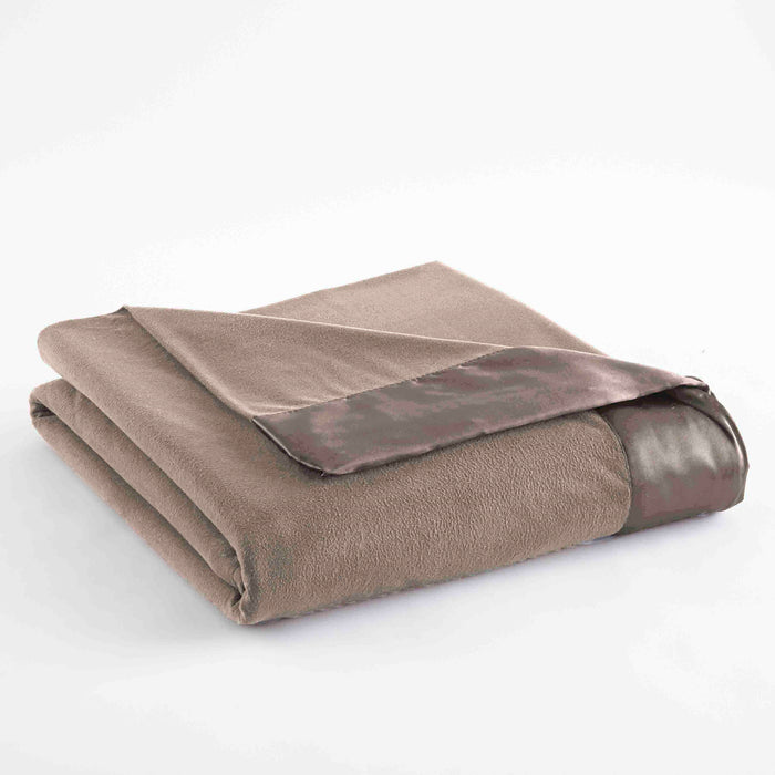 Micro Flannel All Seasons Lightweight Sheet Blanket, Twin, Hazelnut - Twin,Hazelnut
