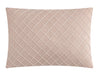 NY&C Home Trinity 9 Piece Cotton Blend Comforter Set Jacquard Interlaced Geometric Pattern Design Bed In A Bag Bedding - Sheets Pillowcases Decorative Pillows Shams Included, Queen, Blush - Queen