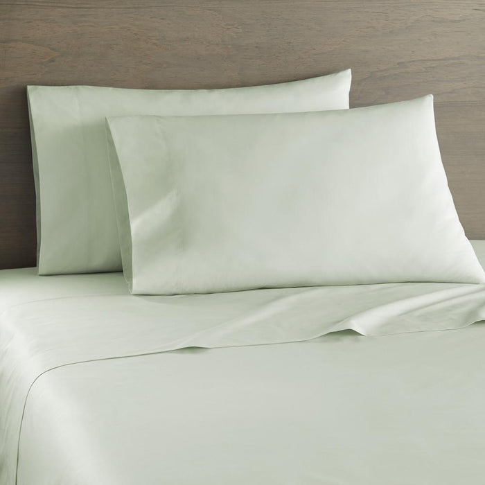 250 Thread Count Cotton Percale Sheet Set, Queen, Kiwi - Queen,Kiwi