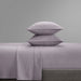 Chic Home Casey Sheet Set Solid Color Washed Garment Technique - Includes 1 Flat, 1 Fitted Sheet, and 1 Pillowcase - 3 Piece - Twin 66x102", Lavender - Lavender