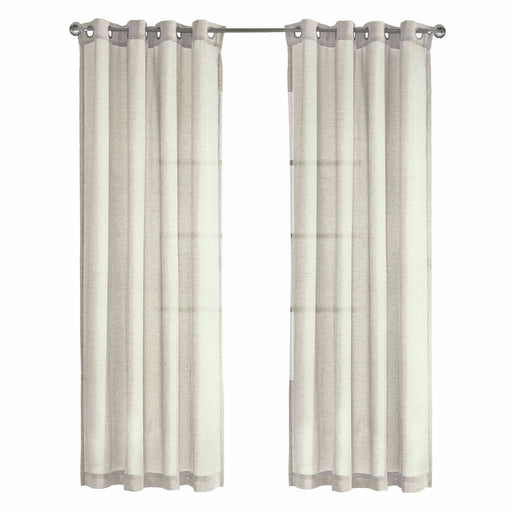 Commonwealth Ambiance Belge Sheer Grommet Curtain - White