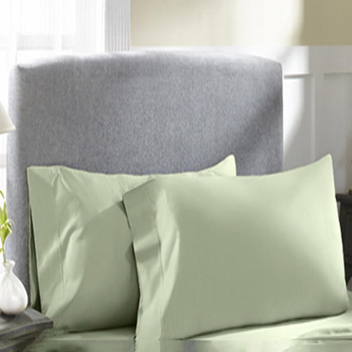 Perthshire Platinum Concepts 800 Thread Count Solid Sateen Sheet - 4 Piece Set - King, Celadon - King