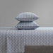 Chic Home Alaina Sheet Set Super Soft Contemporary Striped Chevron Pattern Design - Includes 1 Flat, 1 Fitted Sheet, and 1 Pillowcase - 3 Piece - Twin 66x102", Navy - Navy