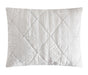 NY&C Home Leighton 9 Piece Comforter Set Diamond Stitched Design Crinkle Textured Pattern Bed In A Bag Bedding - Sheets Pillowcases Decorative Pillows Shams Included, Queen, White - Queen