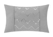 Chic Home Mycroft Pinch Pleated Ruffled Bed In A Bag Soft Microfiber Sheets 10 Pieces Comforter Decorative Pillows & Shams - King 104x90, Silver - King