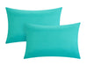 Chic Home Kavalier Color Block Geometric Pattern Design Hotel Collection Sheets 10 Pieces Comforter Decorative Pillows & Shams-Queen 90x90, Turquoise - Queen