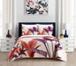 NY&C Home Trident 3 Piece Quilt Set Contemporary Large Scale Floral Print Design Bedding - Pillow Shams Included, Queen - Queen