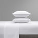 Chic Home Savannah Sheet Set Solid Color With Dual Stripe Embroidery - Includes 1 Flat, 1 Fitted Sheet, and 2 Pillowcases - 4 Piece - King 108x102", White - White