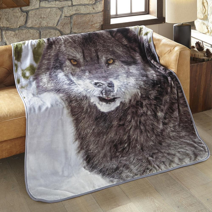 High Pile Oversized 60x80 Luxury Throw, One Size, Gray Wolf - Gray Wolf