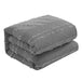 NY&C Home Desiree 5 Piece Cotton Comforter Set Contemporary Striped Clip Jacquard Bedding - Decorative Pillows Shams Included, King, Grey - King