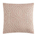 NY&C Home Trinity 5 Piece Cotton Blend Comforter Set Jacquard Interlaced Geometric Pattern Design Bedding - Decorative Pillows Shams Included, Queen, Blush - Queen