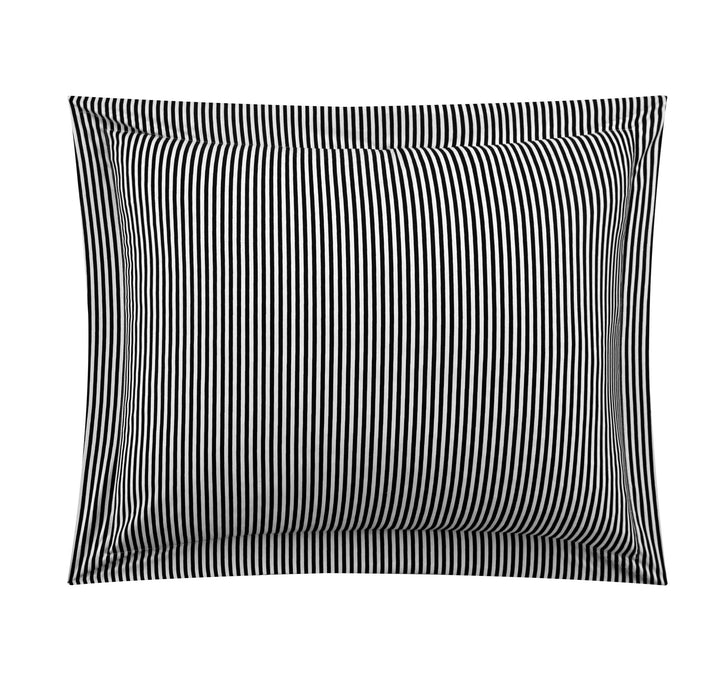 Chic Home Morgan Duvet Cover Set Contemporary Two Tone Striped Pattern Bed In A Bag Bedding - Sheets Pillowcases Pillow Shams Included - 7 Piece - King 104x90", Charcoal - King