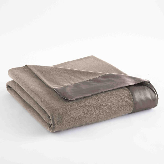 Micro Flannel All Seasons Lightweight Sheet Blanket, Full/Queen, Hazelnut - Full/Queen,Hazelnut
