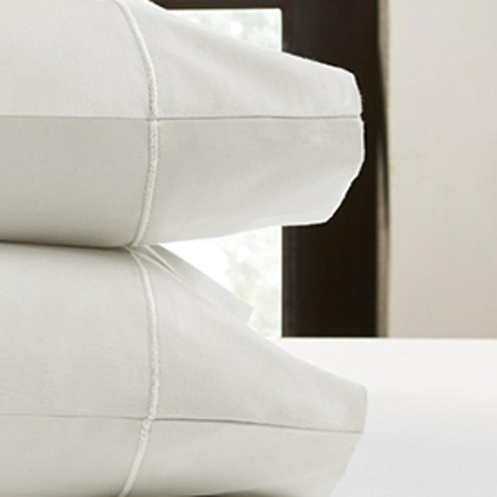 Perthshire Platinum Concepts 1000 Thread Count Solid Sateen Sheet - 4 Piece Set - King, Ivory - King