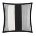 Chic Home Moriarty Elegant Color Block Ruffled BIB Soft Microfiber Sheets 10 Pieces Comforter Decorative Pillows & Shams - King 104x90, Black - King