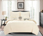 Chic Home Mindy 4 Piece Reversible Duvet Cover Set Large Scale Boho Inspired Medallion Paisley Print Design Bedding King Beige - King