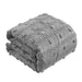 Chic Home Ahtisa Comforter Set Jacquard Floral Applique Design Bedding Grey, King - King