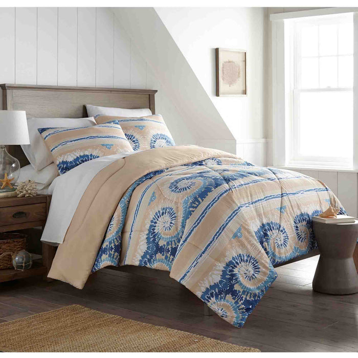 Seersucker Comforter Set, Twin, Tie Dye - Twin,Tie Dye