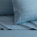 Chic Home Raven Sheet Set Solid Color With White Spots Animal Pattern Print Design - Includes 1 Flat, 1 Fitted Sheet, and 1 Pillowcase - 3 Piece - Twin 66x102", Blue - Blue