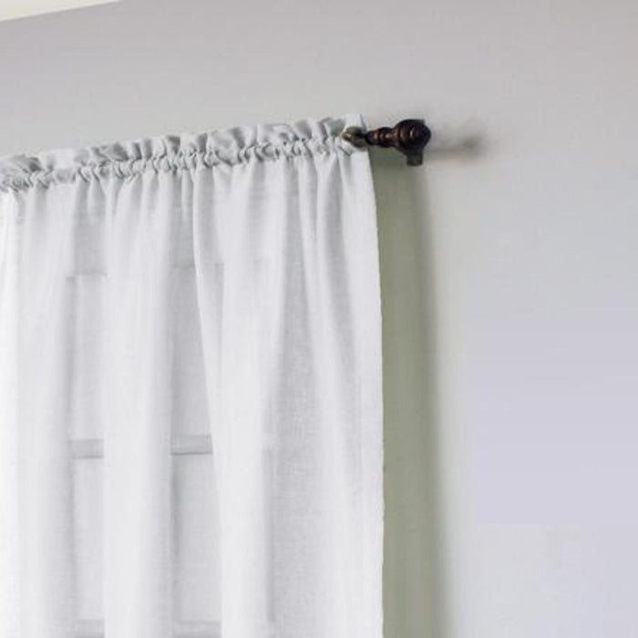 Commonwealth Cote d'Azur/Cote d'Azure Rod Pocket Dressing Window Curtain Panel - White