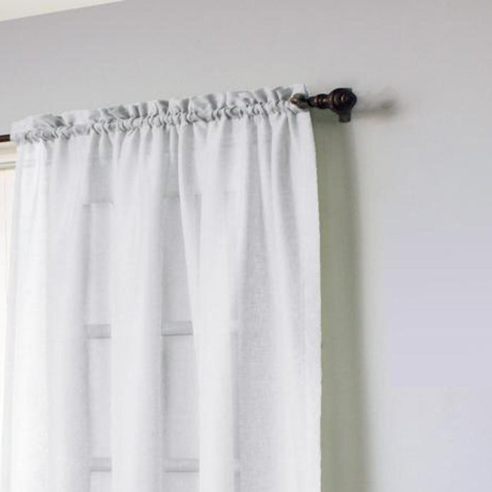 Commonwealth Cote d'Azur/Cote d'Azure Rod Pocket Dressing Window Curtain Panel - White