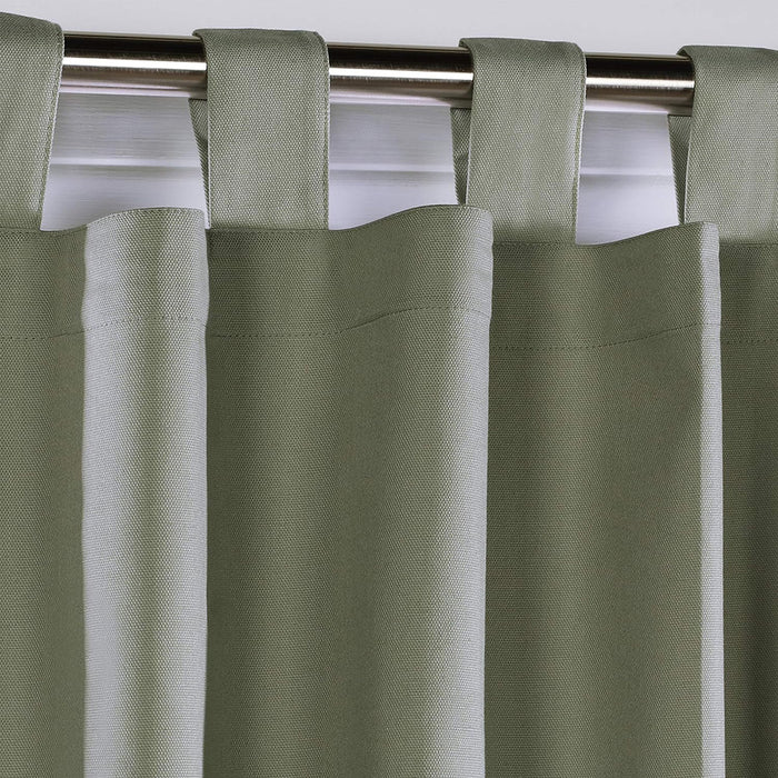 Commonwealth Weathermate tab Insulated Window Curtain, Green