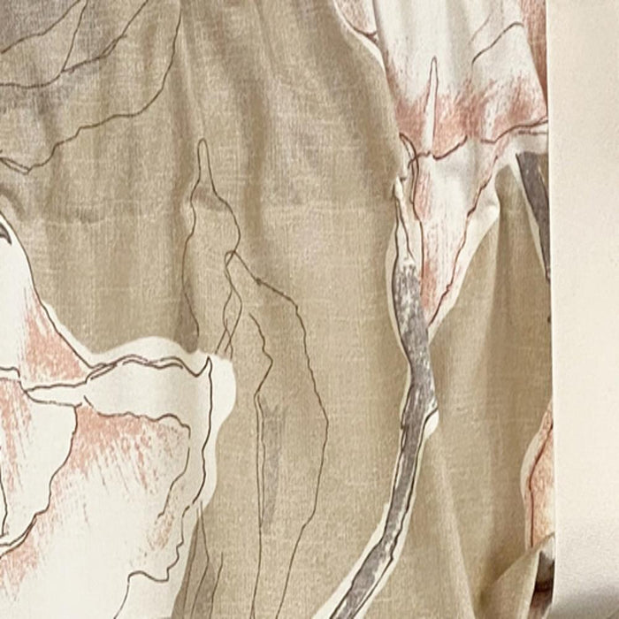 Calla Suspender 3" Rod Pocket Ribbon Ties Window Valance 50" x 16" by RLF Home