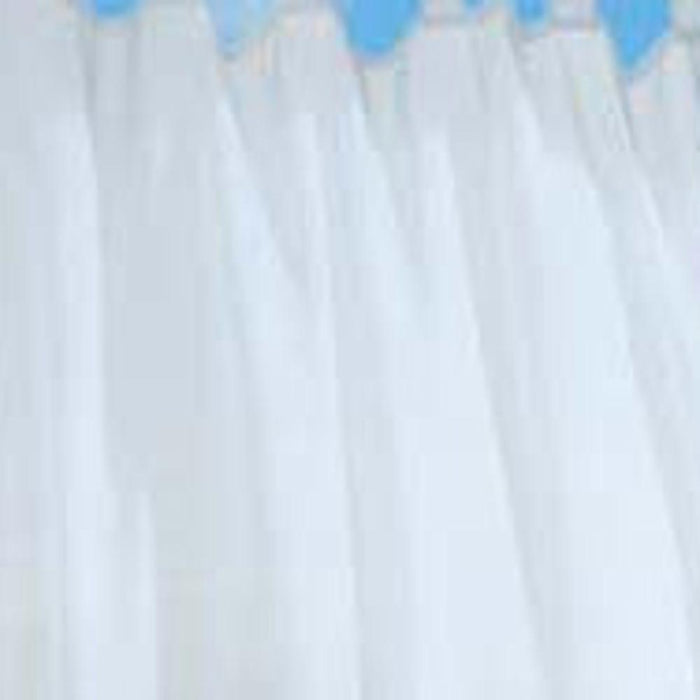 Commonwealth Outdoor Decor Escape Voile Hook and Loop Tab Curtain Panel - White