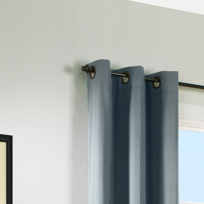 Thermaplus Prelude Room Darkening Window Treatment Grommet Curtain Panel 40" x 84" for Bedroom Livingroom Slate Blue