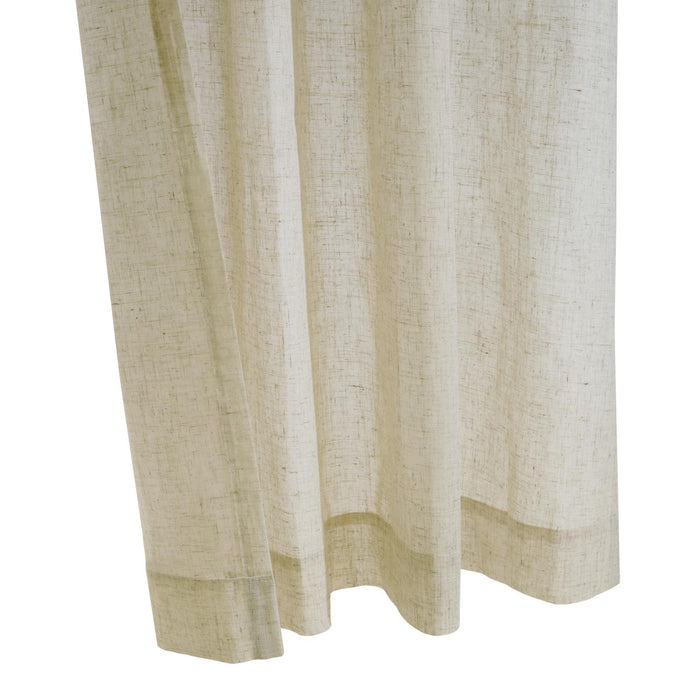 Thermasheer Weathervane Light Filtering Energy Efficient Rod Pocket Curtain Panel for Windows 50" x 95" Linen