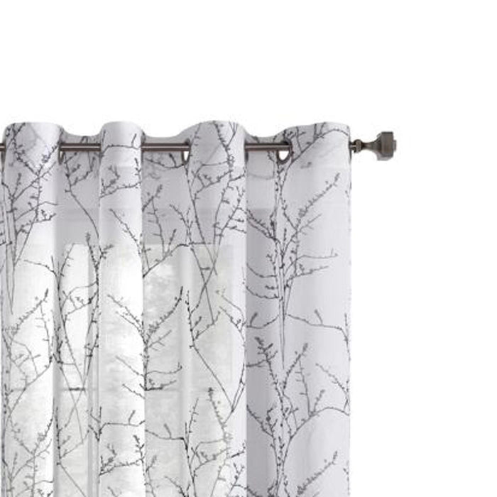 Commonwealth Lisette Grommet Curtain Panel Window Dressing - White
