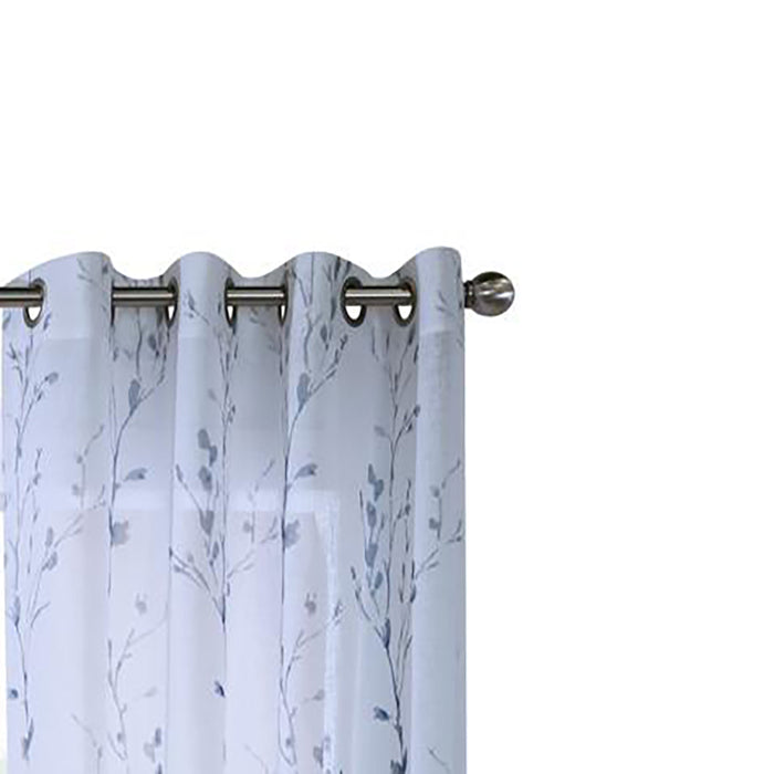 Commonwealth Primavera Grommet Curtain Panel Window Dressing - White