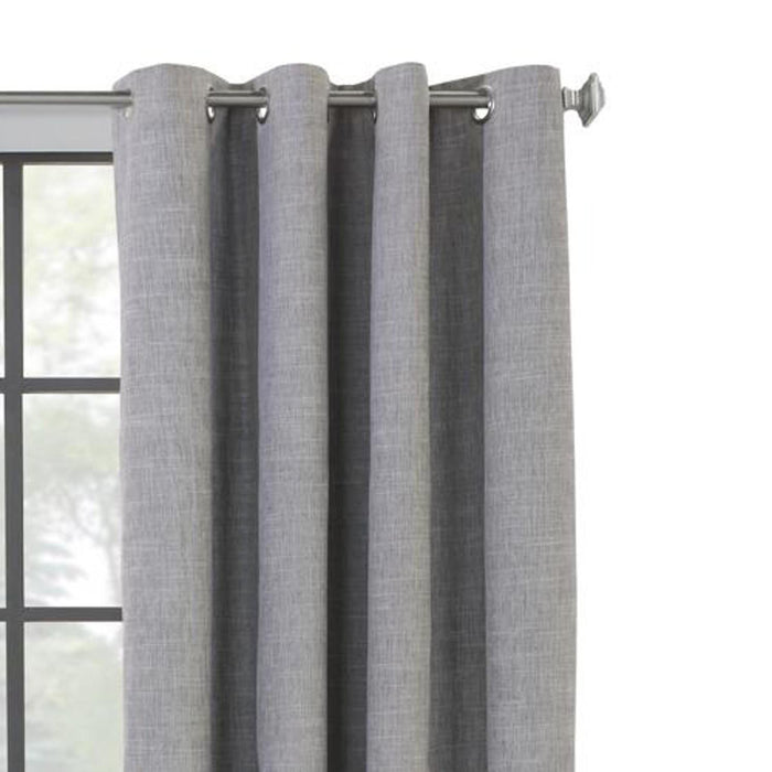 Commonwealth Maya Grommet Curtain Panel Window Dressing - Grey