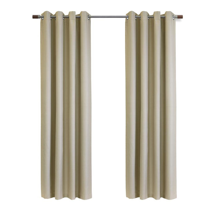 Thermaplus Newberry Blackout Window Treatment Grommet Curtain Panel for Bedroom Livingroom Linen