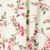 Ellis Vintage Stylish Medium Scale Printed Vine Pattern 1.5" Rod Pocket Tailored Swag for Windows 56"x36" Pecan