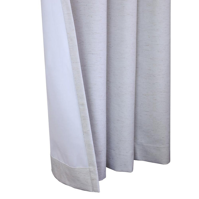 Thermaplus Ventura Blackout Window Treatment Tab Top Curtain Panel for Bedroom Livingroom 52" x 95"