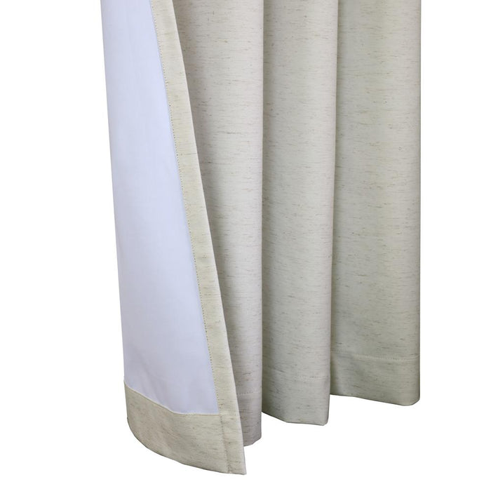 Thermaplus Ventura Blackout Window Treatment Tab Top Curtain Panel for Bedroom Livingroom 52" x 95"