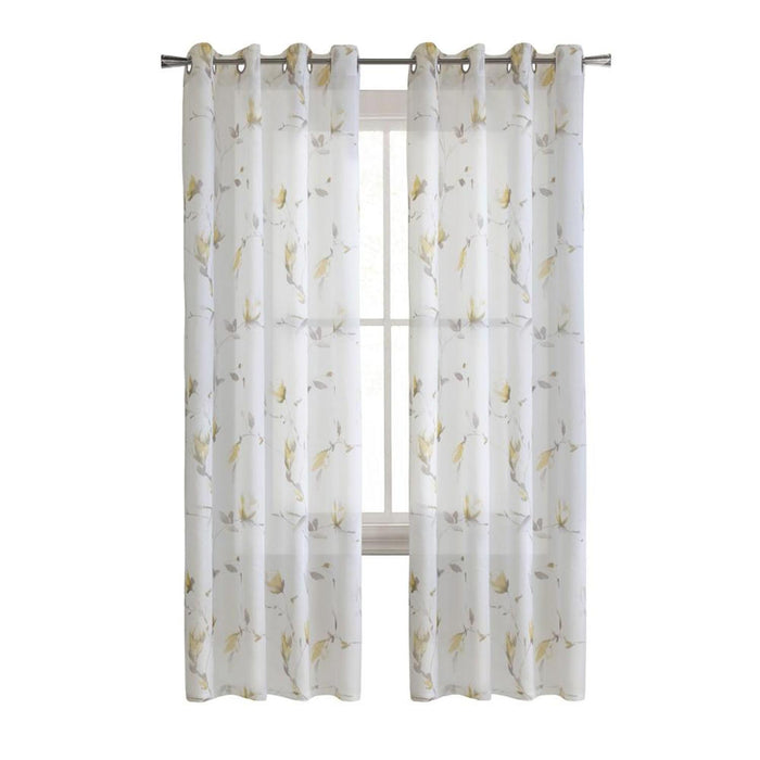 Commonwealth Symphony Grommet Curtain Panel Window Dressing - 52x84", Yellow