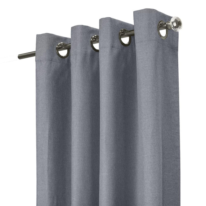 Thermaplus Edison Grommet Premium Quality Blackout Curtains Panel for Bedroom Blue